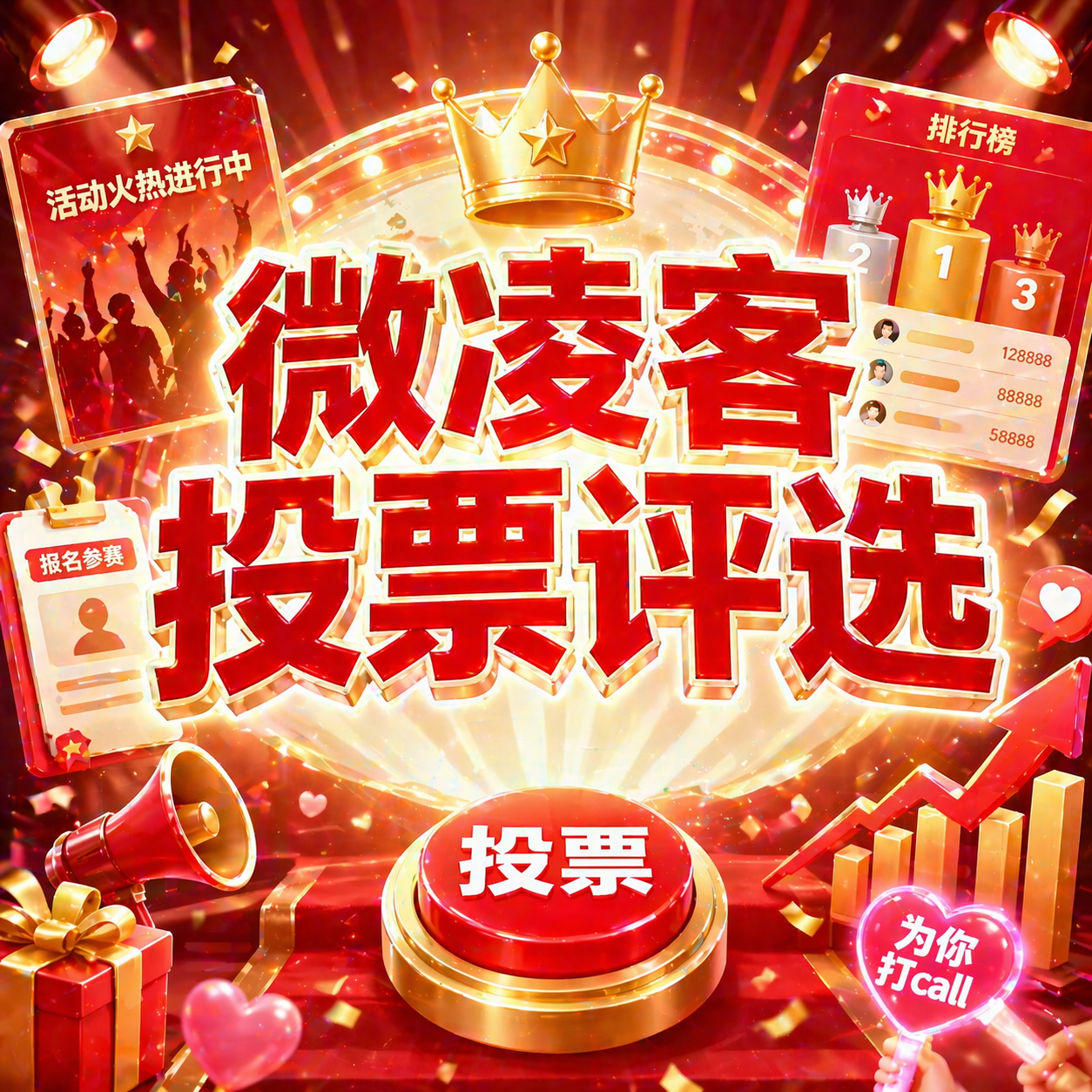 在线投票评选活动系统